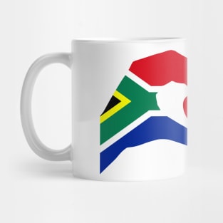 We Heart Palestine & South Africa & Nicaragua Patriot Flag Series Mug
